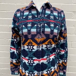 Woolrich Southwest Pattern Flannel Button Shirt XS